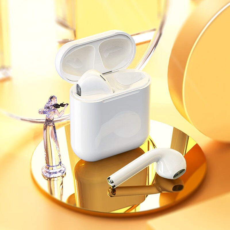 Bee wing wireless Apple Bluetooth headset sports headset for Apple iPhone / Android Huawei / Xiaomi / oppo mini phone headset Bluetooth 5.0 white