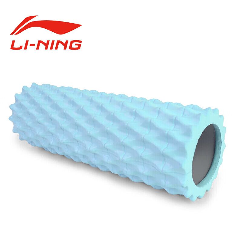 Lining (LI-NING) foam shaft, male and female muscle fascia relax massage shaft, wolf tooth foam roller fitness exercise Yoga column LJSP482 blue