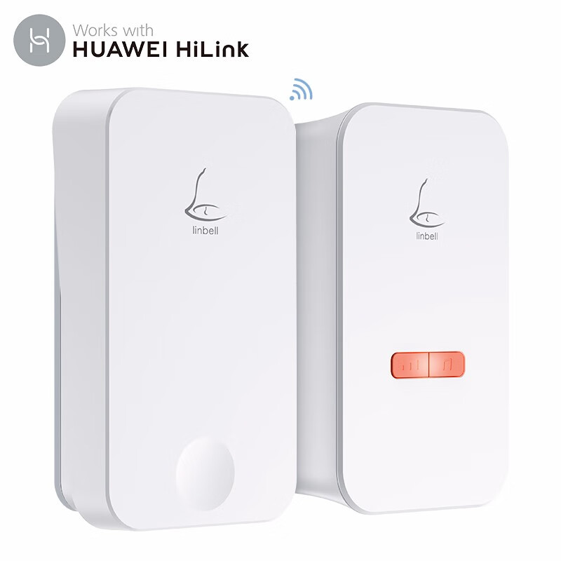 Huawei hilink lingpu doorbell wireless home smart WiFi self generation remote reminder remote control linkage Xiaoyi smart home monitoring switch elderly emergency pager