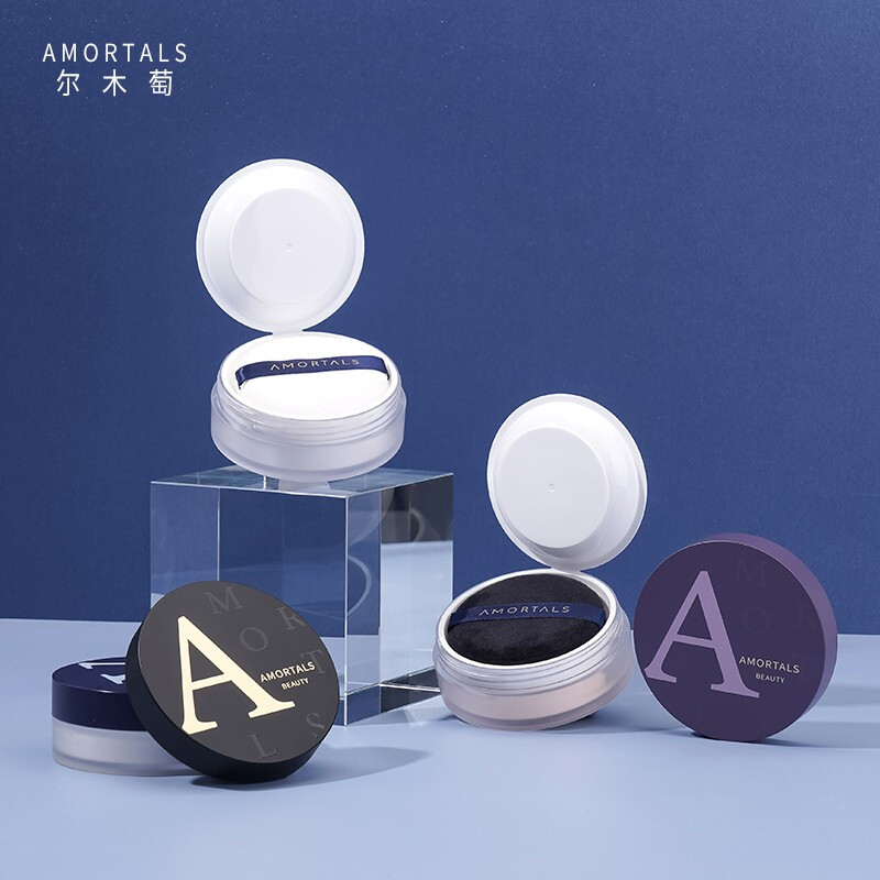 尔木萄（AMORTALS）高清丝雾散粉蜜粉定散粉妆清爽控油细致毛孔不易脱妆刷子七夕礼物 【#104微闪透】6g