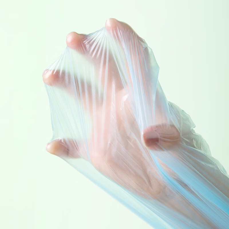 茶花点断式背心垃圾袋厨房卫生间一次性塑料垃圾袋 【2卷共200只】背心式垃圾袋