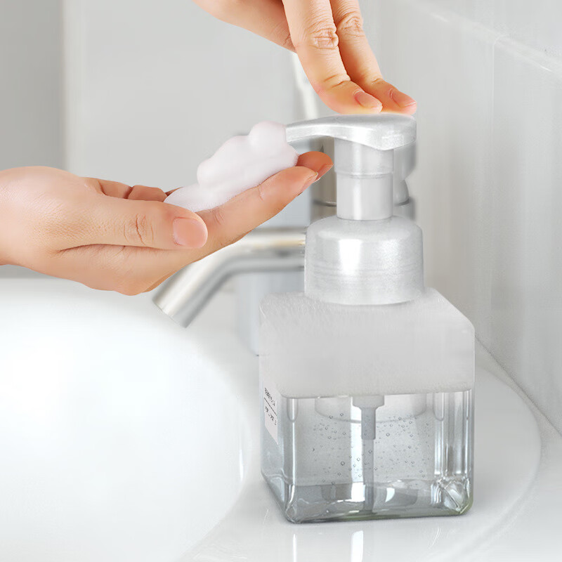 Bubble line, bubble bottle Shampoo, hand washing liquid, empty bottle, press and foam, split cleansing cream, BL4027.