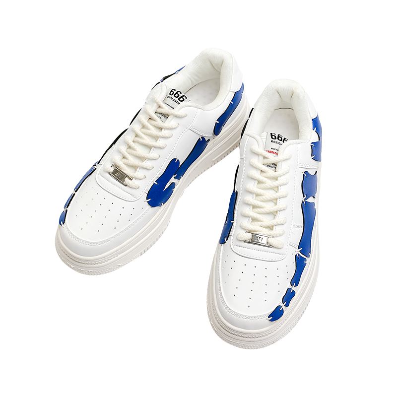 Carofirld Niche national tide bones double bottom air force board shoes couple models board shoess blue CF140025