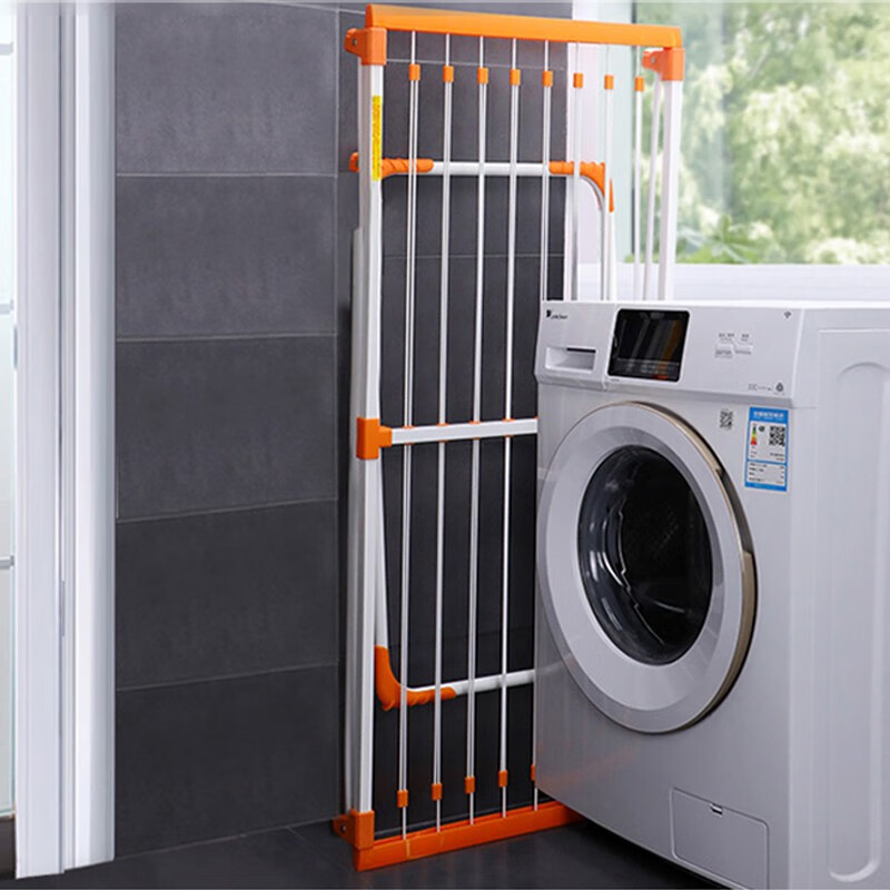 Tinghao clothes rack retractable clothes rack floor folding clothes rack balcony indoor clothes rack
