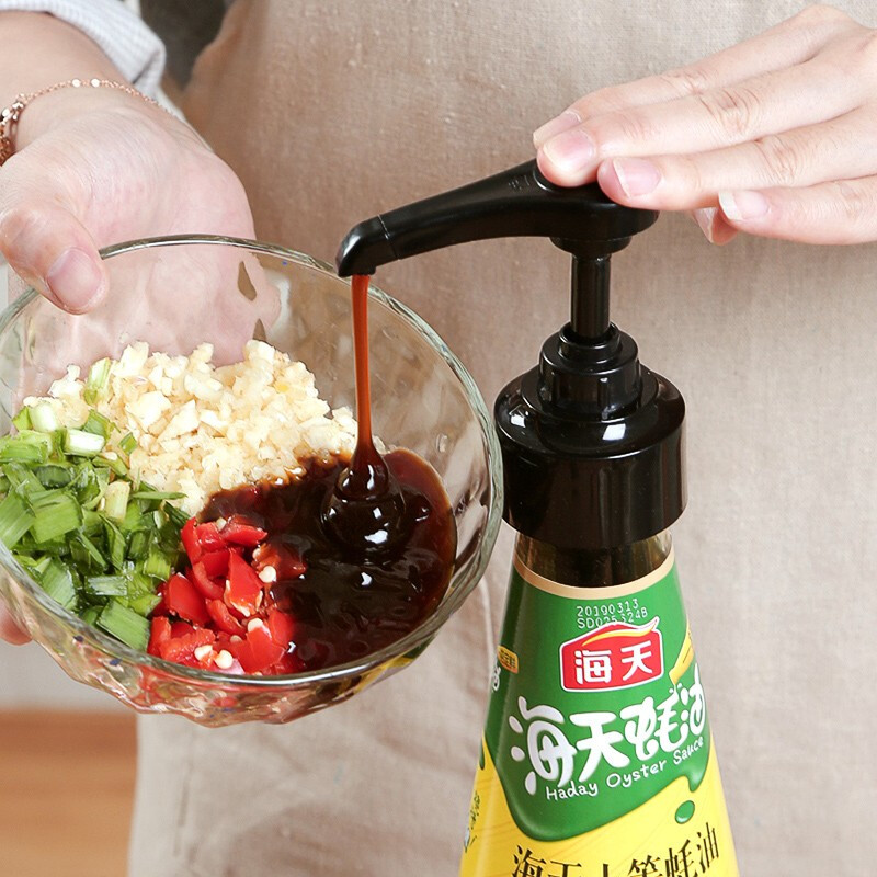 Oak oyster sauce bottle pressure nozzle press nozzle pump head oil pot domestic oil consumption extrusion artifact oyster sauce hand press soy sauce bottle c186