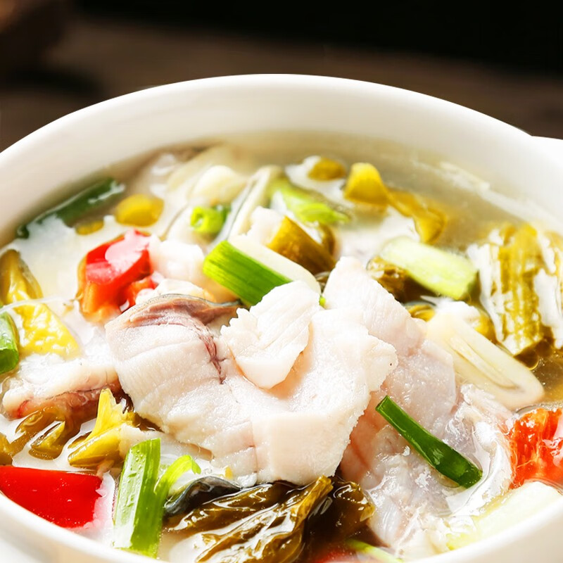 聚春园 中华老字号酸菜鱼 靓汤酸菜黑鱼片半成品菜 加热即食快煮速食
