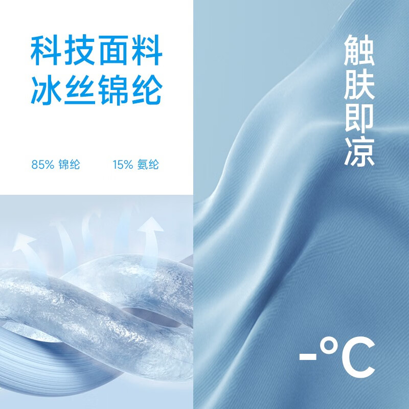 驼人康君防晒面罩女夏季防紫外线轻薄透气户外开车遮阳冰丝防晒口罩护眼角 凉感冰丝护颈-S05 天空蓝