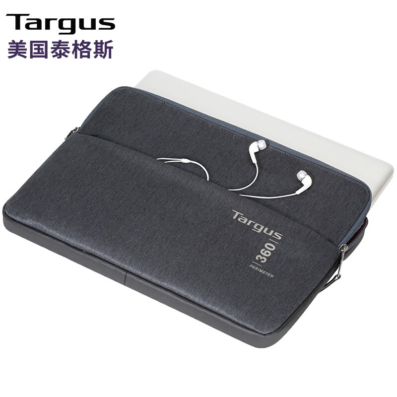 Tiger Targus liner bag 14 / 15.6 inch hand bag shockproof laptop bag MacBook Air / Pro briefcase lightweight 360 ° velvet interior protection dark gray 949