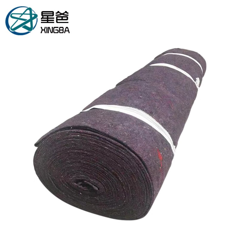 星爸工程布土工布无纺布毛毡公路养护毯保湿毯家具包装大棚防寒保温毡400g3米宽40米长-融创集采商城