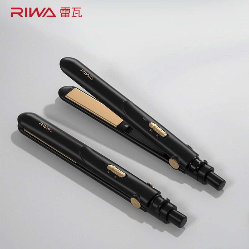 Riwa [next day's arrival] men can use curling stick Mini perm splint straight board to clamp curling dual-purpose electric curling stick bangs board anti scalding inner buckle rb-8200