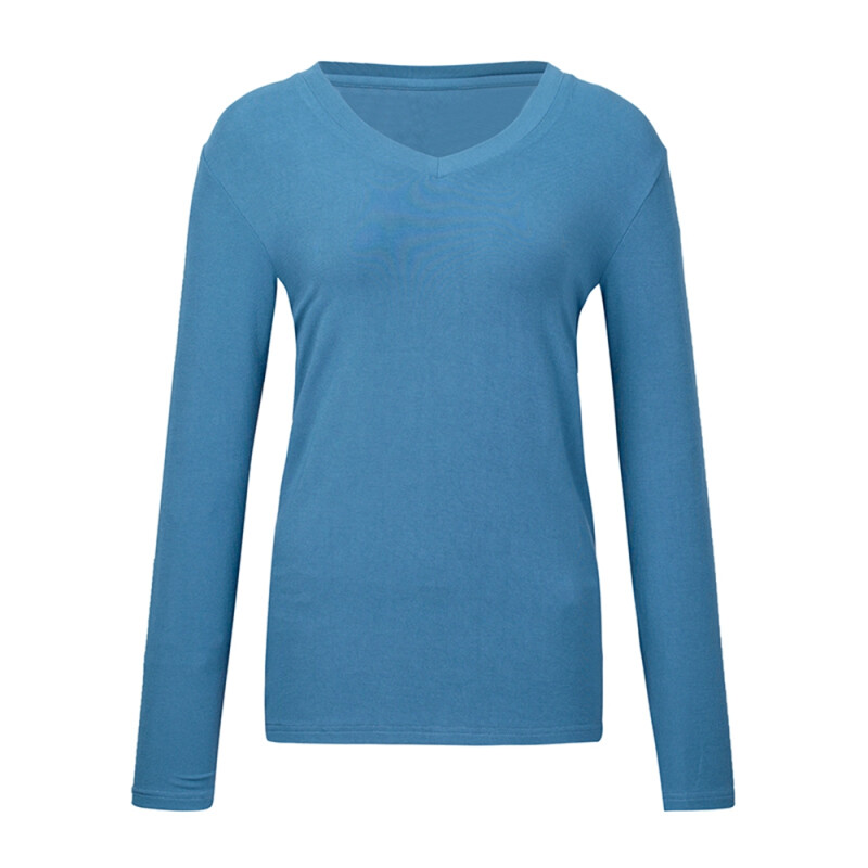 chicalot Men's long sleeve T-shirt CA200045 BLUE