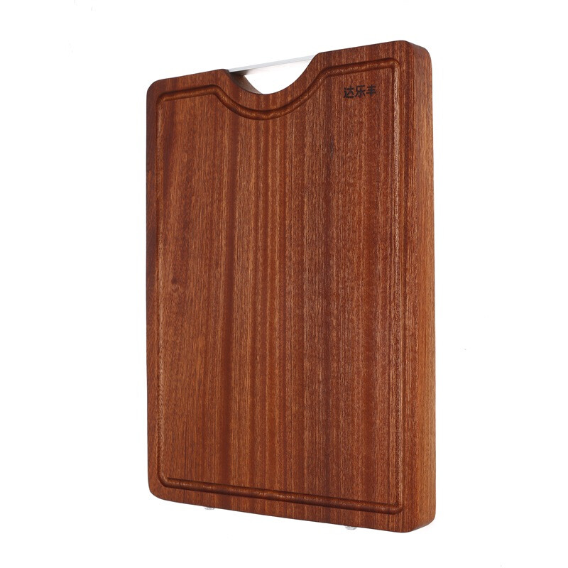 Dalefeng whole wood chopping board ebony whole wood chopping board imported solid wood thickened chopping board square knife board household chopping board wt010 (40 * 30 * 3cm)