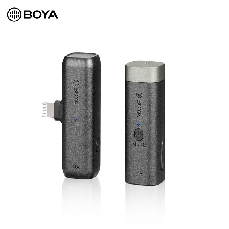 Boya Boya microphone by-wm3d one drag one mini wireless microphone wireless small microphone camera mobile phone live vlog shooting interview professional recording wireless mini microphone