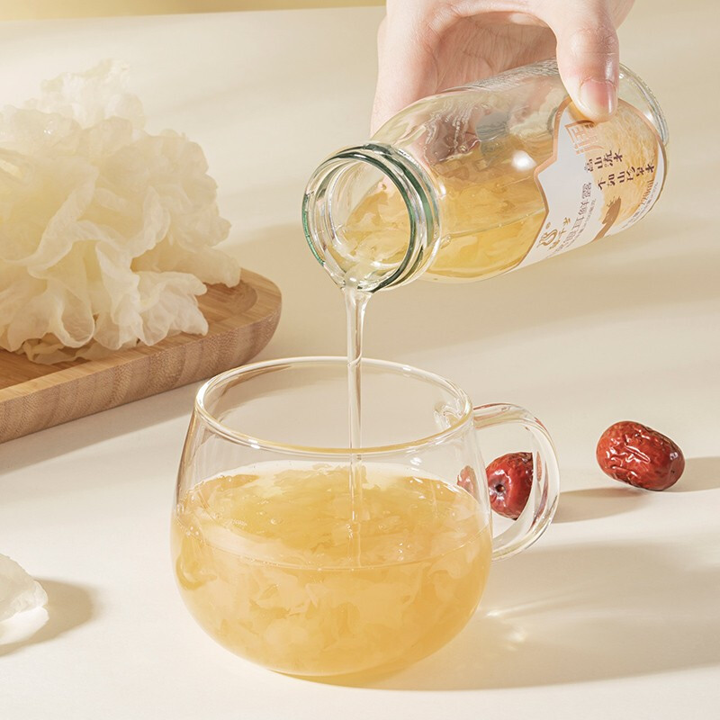 猫千岁 即食银耳羹礼盒装220ml*6瓶 鲜炖银耳红枣枸杞汁非干货早餐饮品