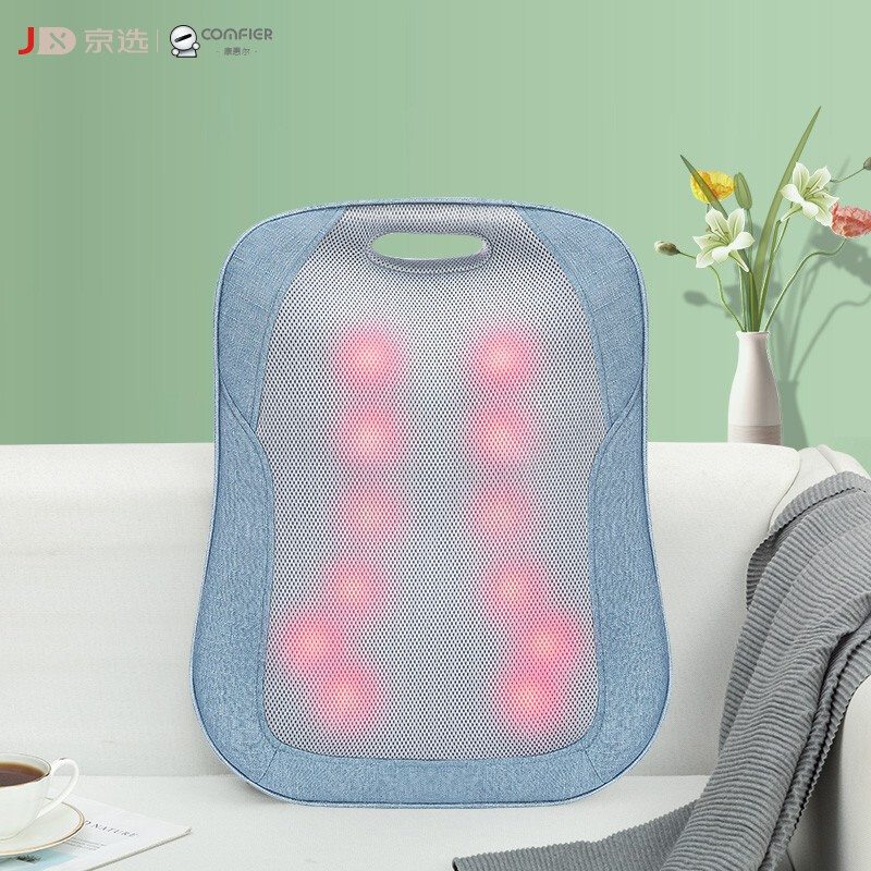 Jingxuan comfier waist Massager Massage Pad back waist multifunctional Massager Massage instrument kneading hot compress charging blue cf-1902c