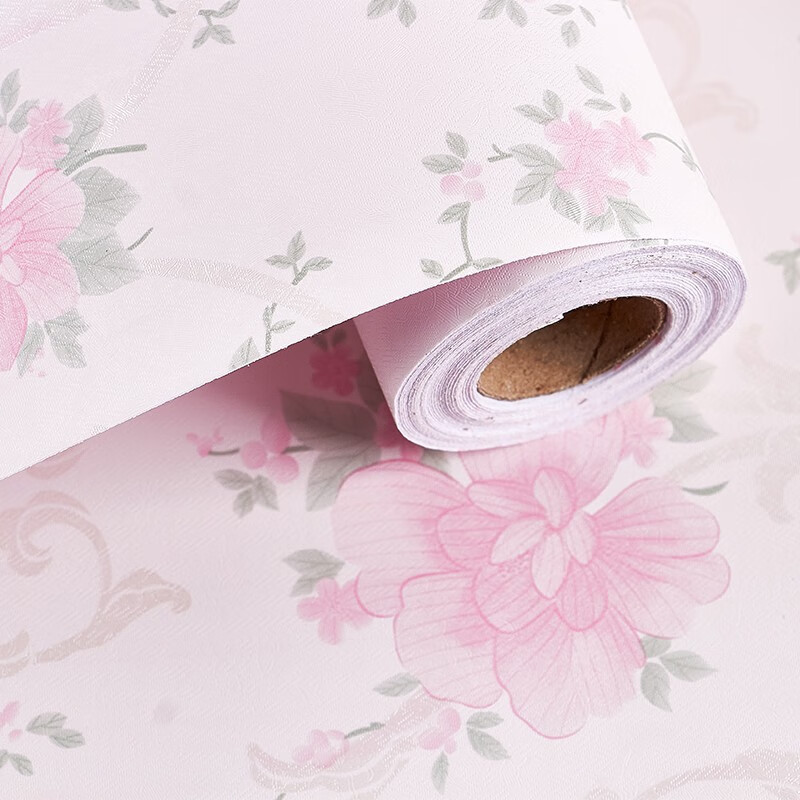 Yieryi wall sticker self-adhesive wallpaper waterproof wallpaper bedroom living room TV background wall renovation sticker pastoral flower 0.45 * 10m