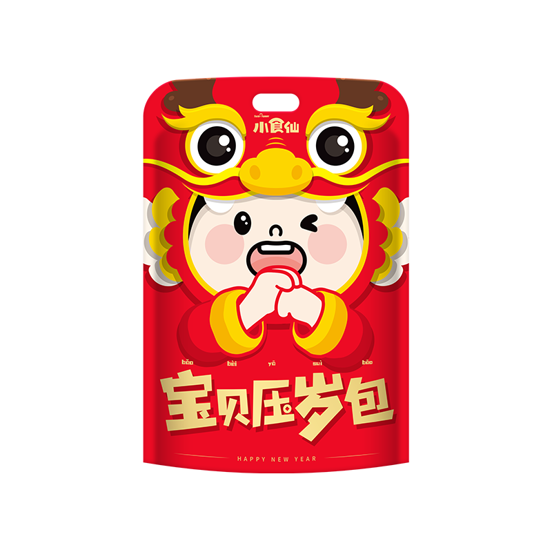 良品铺子 坚果礼盒大礼包 干果坚果炒货零食礼盒 宝贝压岁包-225g x1箱