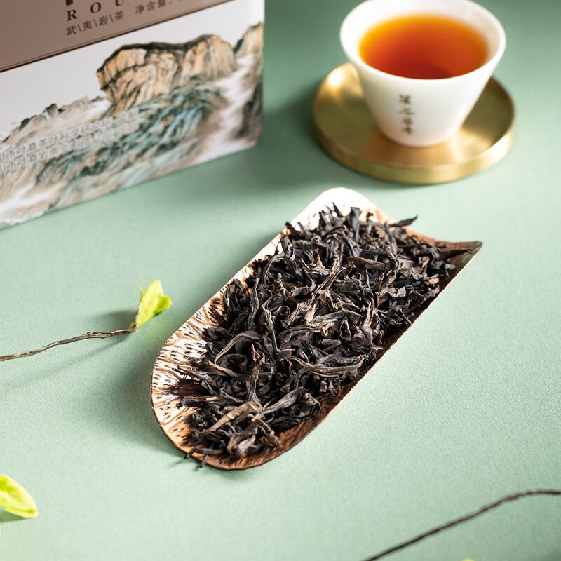 叶嘉岩武夷肉桂岩茶乌龙茶中足火散茶口粮茶叶早春新茶礼盒一斤装500克 500克