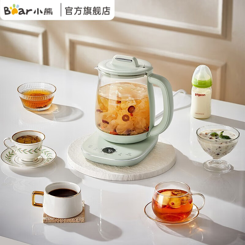 小熊（Bear） 养生壶煮茶壶电水壶花茶壶1.8L烧水壶 YSH-B18P1【ZMD安心系列】 YSH-B18P1