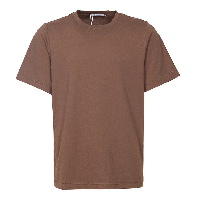 Men's  short-sleeved  T-short  2100271 brownness