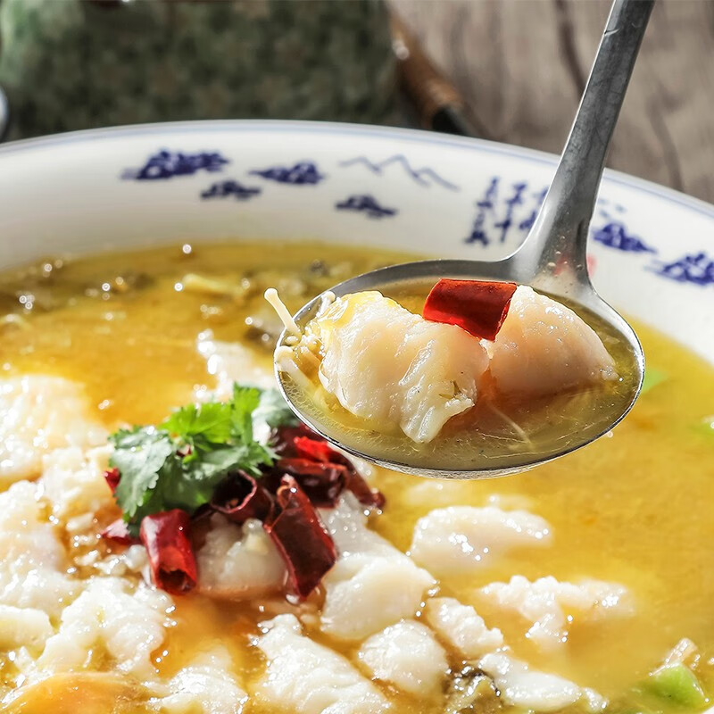 聚春园 中华老字号酸菜鱼 靓汤酸菜黑鱼片半成品菜 加热即食快煮速食