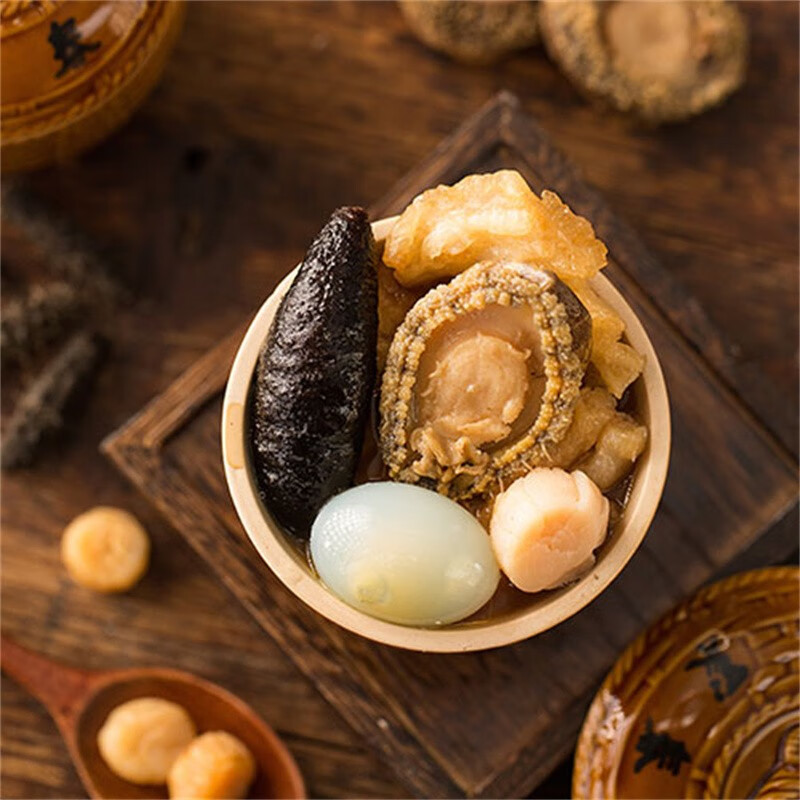 聚春园中华老字号 正宗福州佛跳墙珍鼎礼盒装 加热即食鲍鱼花胶福建送礼 珍鼎300g*1（带坛）