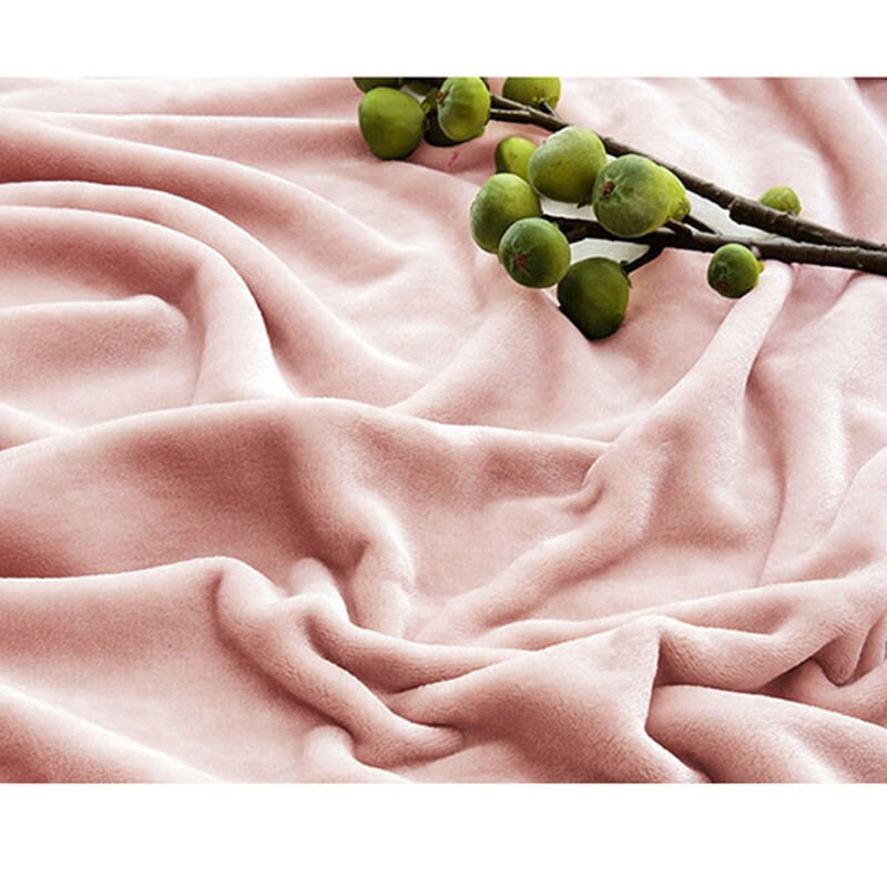 Tri-polar法兰绒毛毯加厚绒毯盖毯 TP3012 韩国粉 200*230cm