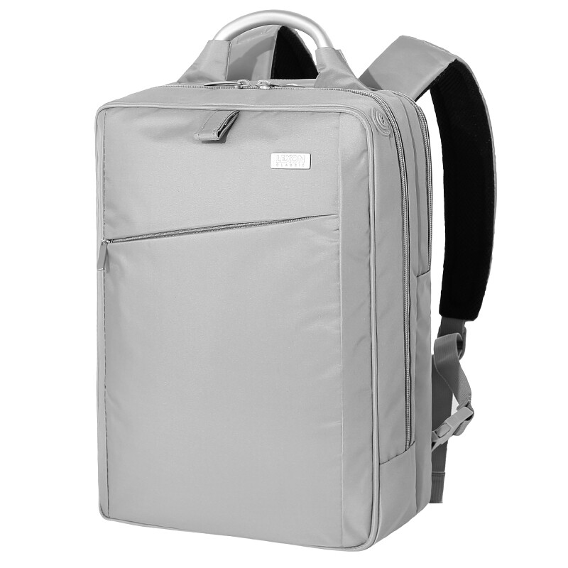 Lexon backpack men's laptop bag business 14 / 15.6 inch double compartment Laptop Backpack Light Gray