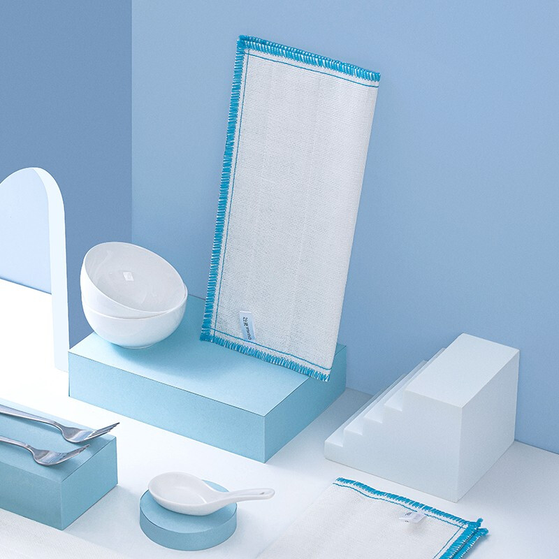 茶花欧铂兹吸擦拭布抹布巾家务清洁厨房毛巾家用抗菌 疏油抹布 【6片装】疏油抗菌抹布30*30cm