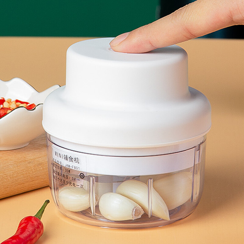 Oak garlic puller, electric mashed garlic shaker, garlic shaker, auxiliary meat shredder, minced garlic shaker, vegetable chopper, stuffing cutter, electric minced garlic charger line, 100ml c557-3