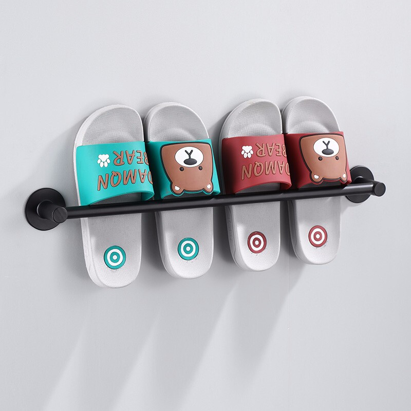 Hu xiansen bathroom slipper rack storage rack toilet towel rack punch free toilet Pendant