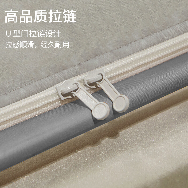 富安娜家纺蚊帐 方顶蚊帐家用加密蚊帐 坐床式婴幼儿防摔 全包有底拉链蚊帐 星云 1.8米床