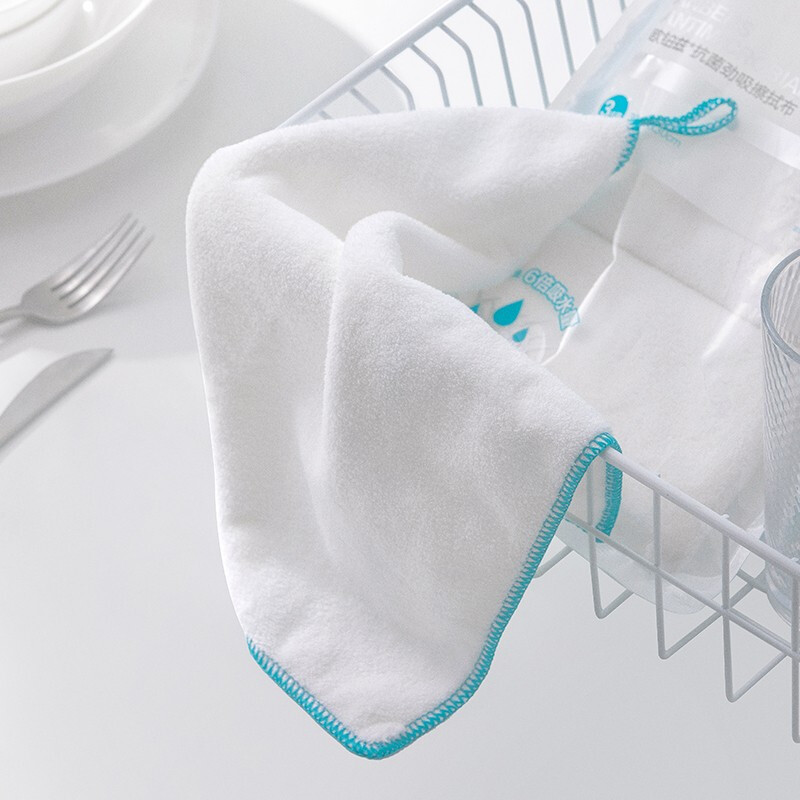 茶花欧铂兹吸擦拭布抹布巾家务清洁厨房毛巾家用抗菌 劲吸擦拭布 【6片装】欧铂兹*劲吸抗菌擦拭布