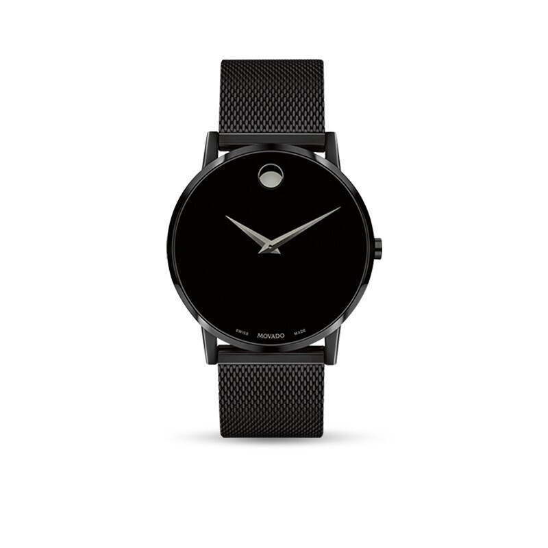 Movado Movado Swiss watch Museum Museum Series quartz steel band men's watch 40mm etaf06 101 quartz movement 0607395