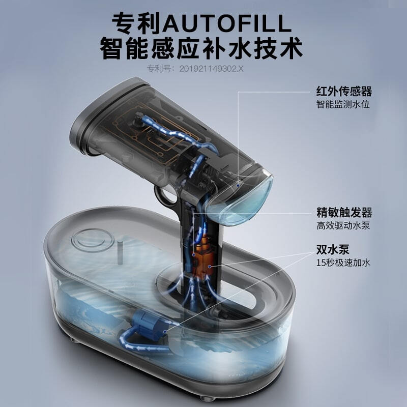 摩飞电器（Morphyrichards）手持挂烫机家用蒸汽熨斗烫斗迷你便携式熨烫机MR2030白