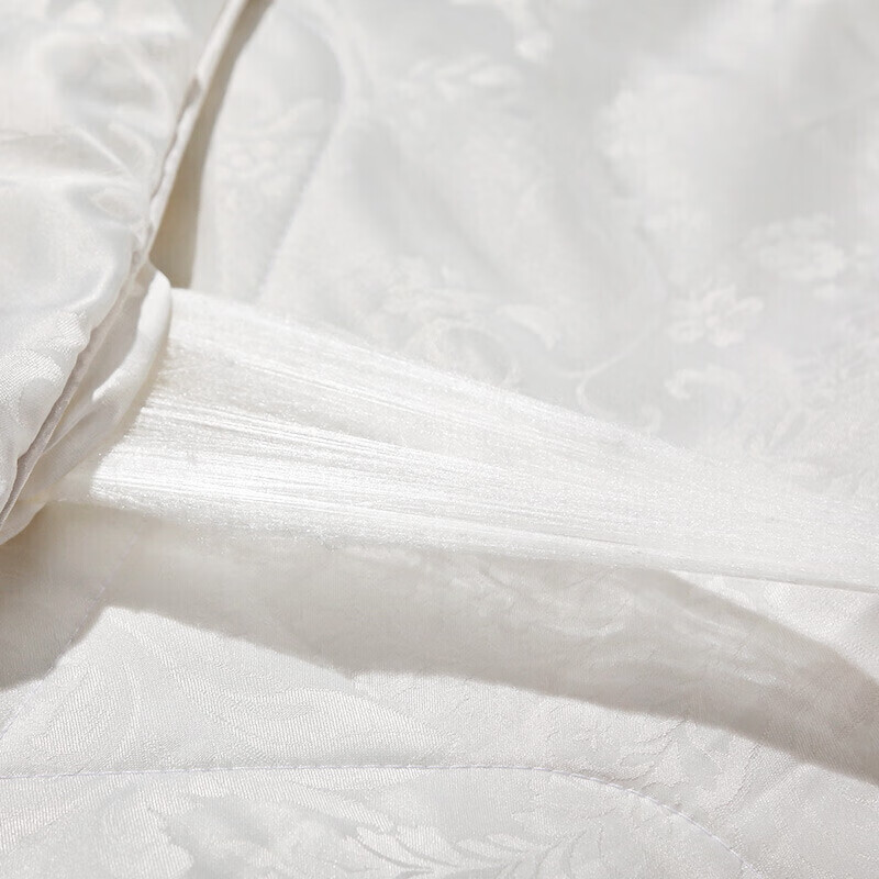 富安娜家纺蚕丝被子100%桑蚕丝夏凉被抑菌空调被芯双人加大230*229cm