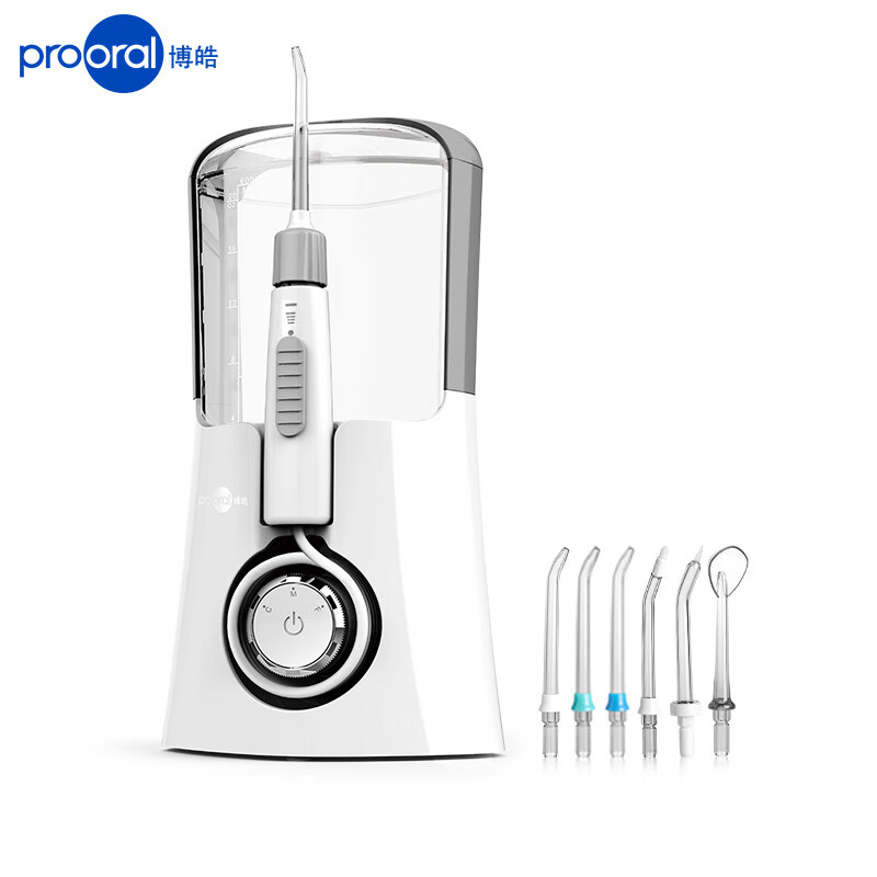 Prooral multifunctional tooth punch / tooth washer / dental floss / tooth cleaner household desktop F15 star grey