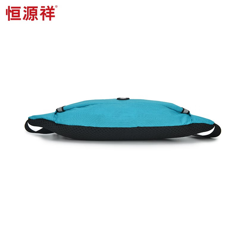 恒源祥（HYX）时尚跑步手机袋运动腰包男女款健身小包户外晨跑装备轻薄防水 浅蓝色