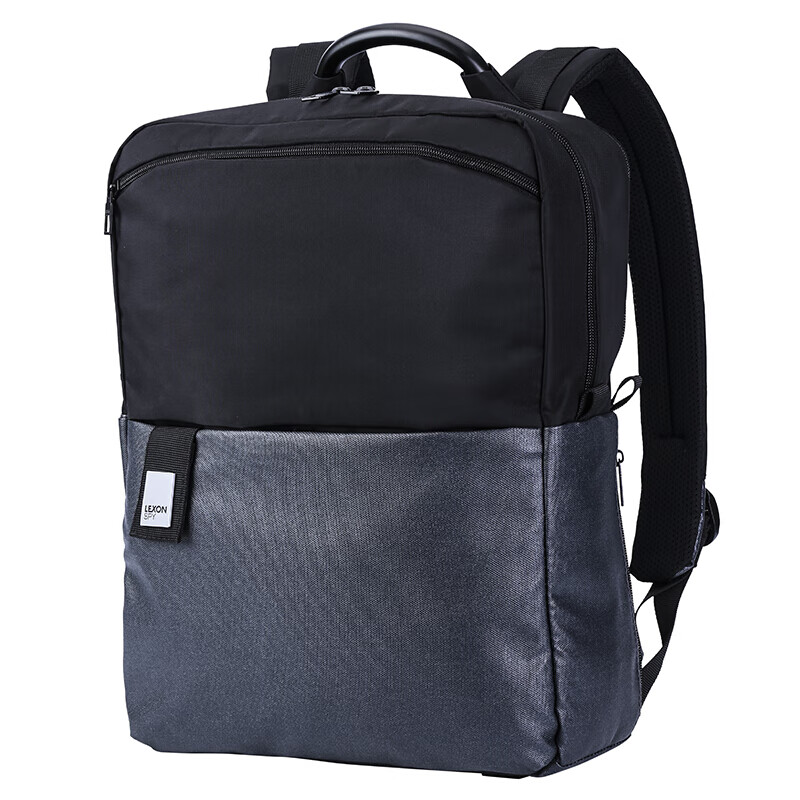 Lexon laptop bag computer bag leisure backpack 14 / 15 inch anti splash double compartment schoolbag with side pocket Black / blue