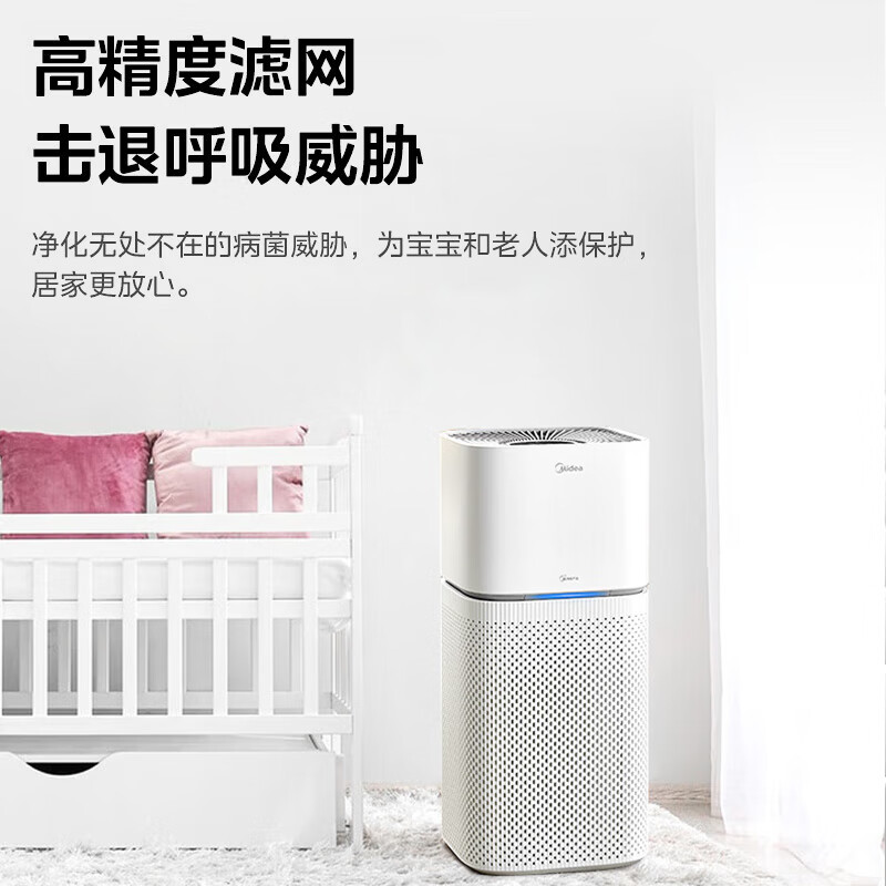 美的（Midea）空气净化器滤芯除甲醛除异味除颗粒物净化器Z1pro原装滤网FC-40Z1