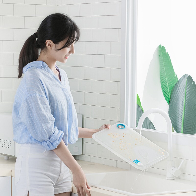 茶花砧板欧铂兹银离子抗菌砧板切菜板厨房案板水果塑料宿舍刀 【M号2个装】砧板