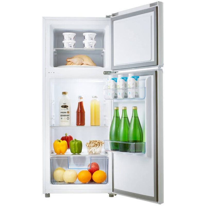 TCL BCD-120CTCL 120L 冰箱 双门 轻便小冰箱BCD-120C珍珠白（企业采购 ）