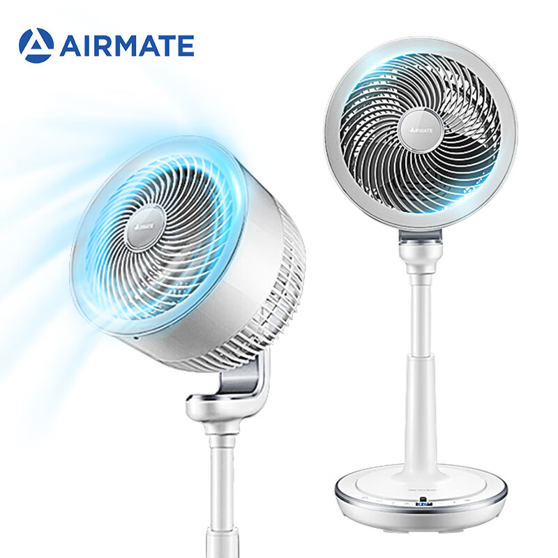 Airmate White Swan air circulation fan / frequency conversion energy-saving low-noise floor fan / 32 speed regulation timing household remote control electric fan ca23-rd1