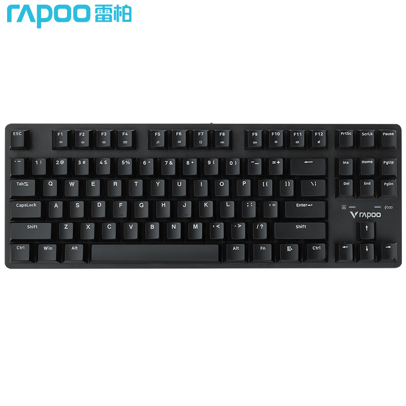 Rapoo v500pro-87 wireless mechanical keyboard wireless keyboard office keyboard 87 key notebook keyboard computer keyboard black axis