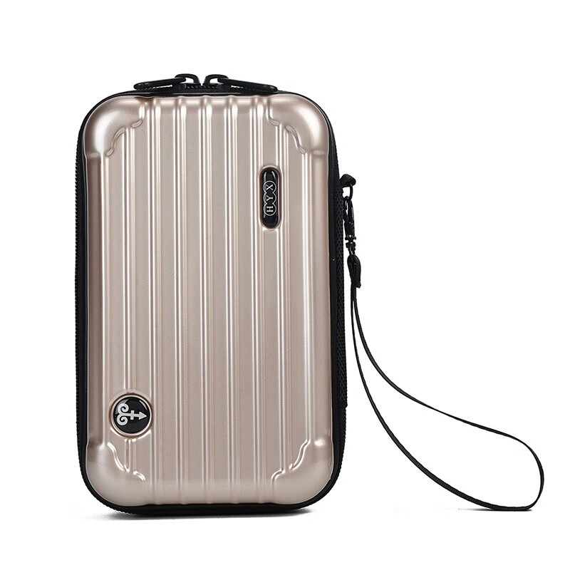 恒源祥（HYX）彩妆收纳盒电池零钱小件收纳盒 HYX0252玫红色