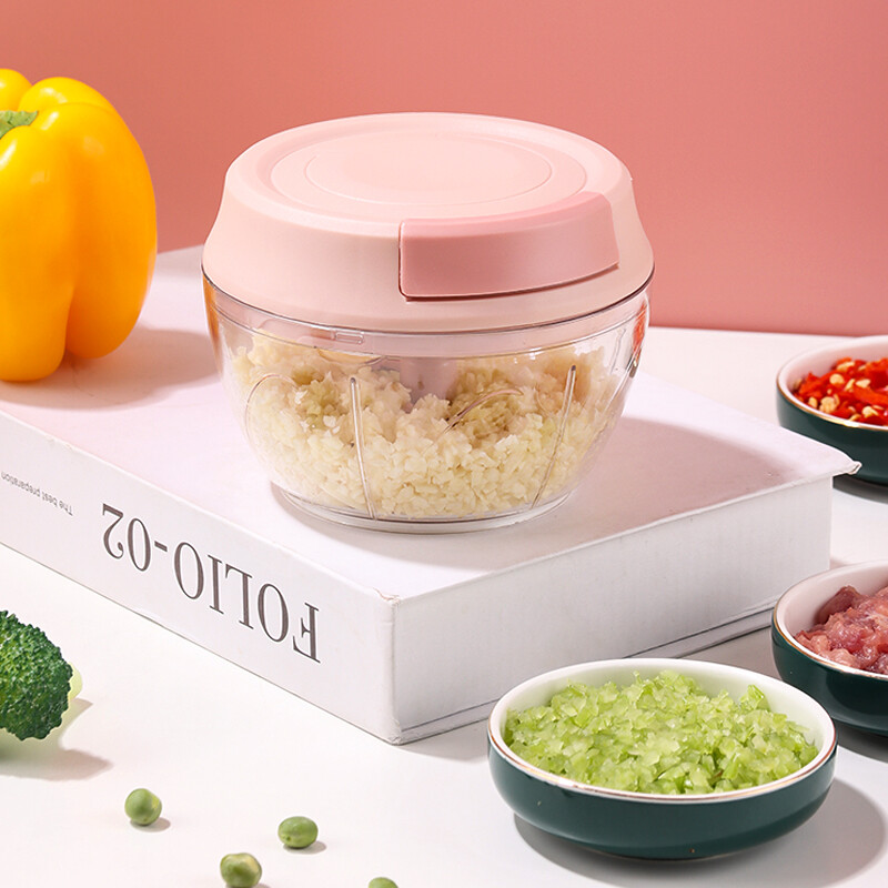 Baijie garlic masher household multifunctional chopper garlic pulling device manual masher garlic pressing device garlic masher manual meat grinder stuffing kitchen shredder sn02