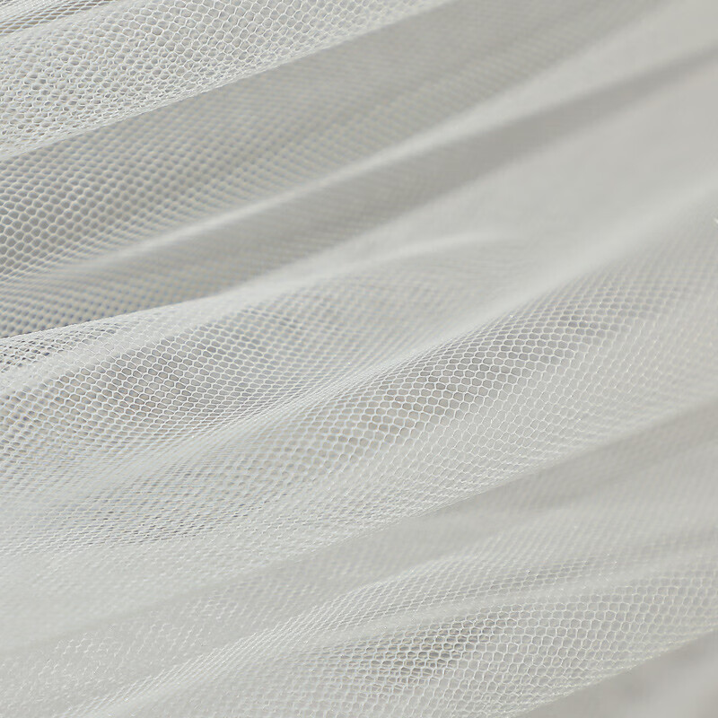 富安娜家纺 蒙古包蚊帐加密防蚊防滑易收纳 牢固支架双开门蚊帐1.5米床