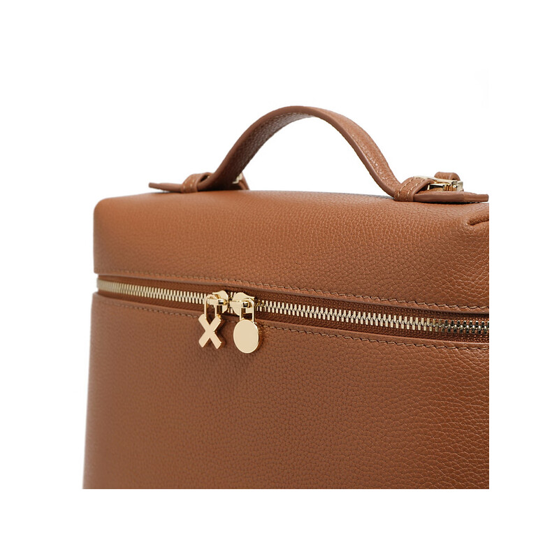 百丽包包女2023秋季新商场同款时尚简约荔枝纹双肩包X9237CX3【预售】 棕色 F