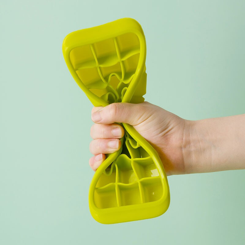 茶花冰淇淋冰棒模硅胶易取冰块盒家用冰激凌冰棍冰格自制模具 红色