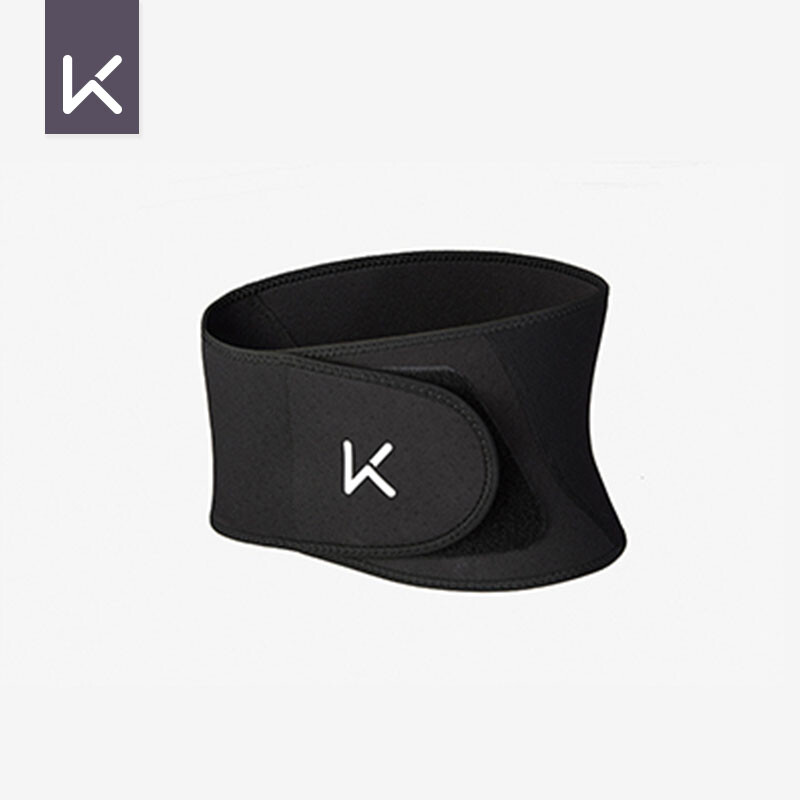 Keep low profile sports waist protection fitness low profile breathable support anti lumbar disc protrusion black L